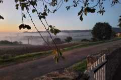 Vue sur la campagne environnante